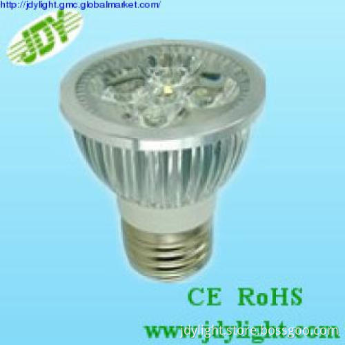 Best heat dissipation aluminum 30degrees E27 LED spot light 4W